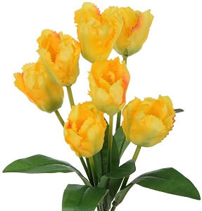 gule tulipaner af satin